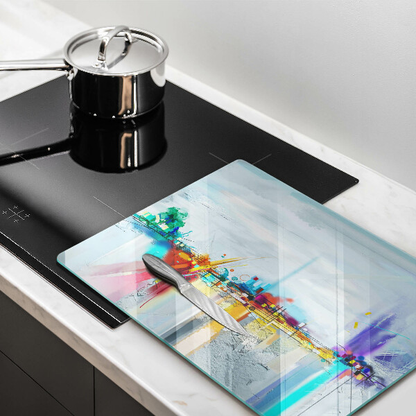 Tűzhely fedőlap Festett absztrakció