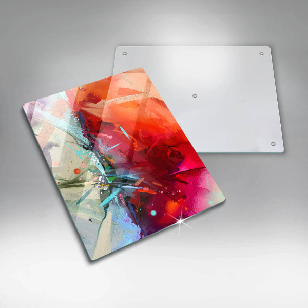 Tűzhely fedőlap Festett absztrakció