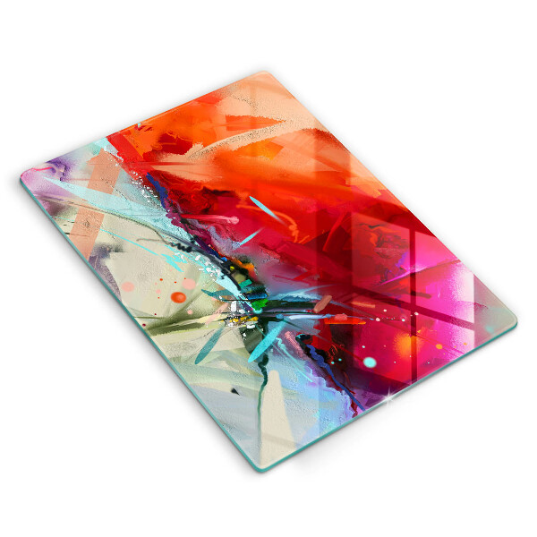 Tűzhely fedőlap Festett absztrakció