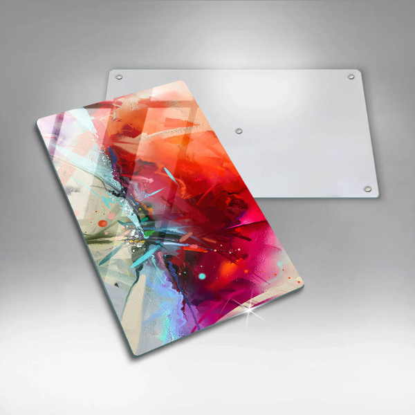 Tűzhely fedőlap Festett absztrakció