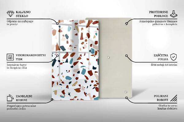 Tűzhely fedőlap Díszítő kő