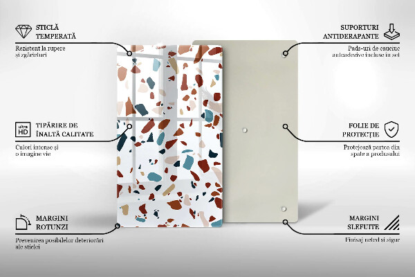 Tűzhely fedőlap Díszítő kő