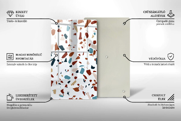 Tűzhely fedőlap Díszítő kő