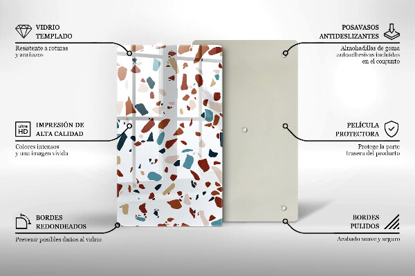 Tűzhely fedőlap Díszítő kő