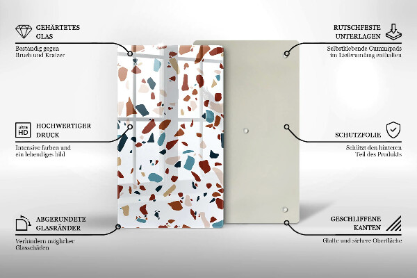 Tűzhely fedőlap Díszítő kő