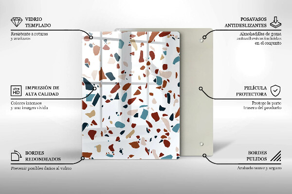 Tűzhely fedőlap Díszítő kő