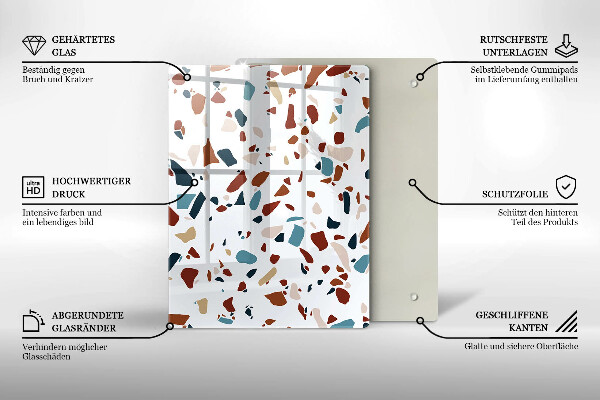 Tűzhely fedőlap Díszítő kő