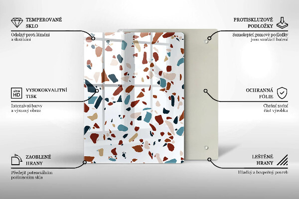 Tűzhely fedőlap Díszítő kő