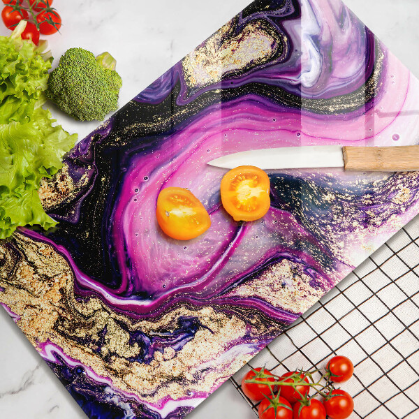 Tűzhely fedőlap Absztrakt design arany