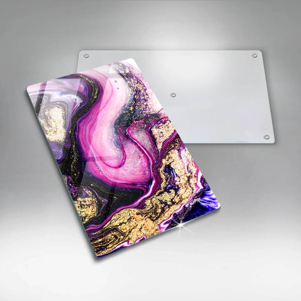 Tűzhely fedőlap Absztrakt design arany