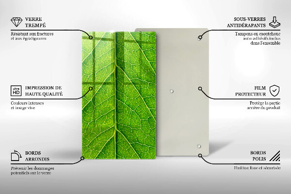 Tűzhely fedőlap Természetes levélerek