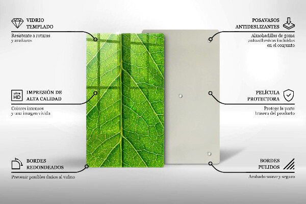 Tűzhely fedőlap Természetes levélerek