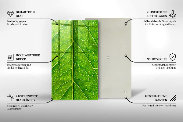 Tűzhely fedőlap Természetes levélerek