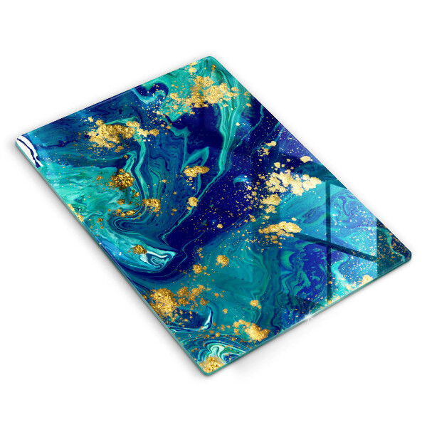 Tűzhely fedőlap Absztrakció arannyal