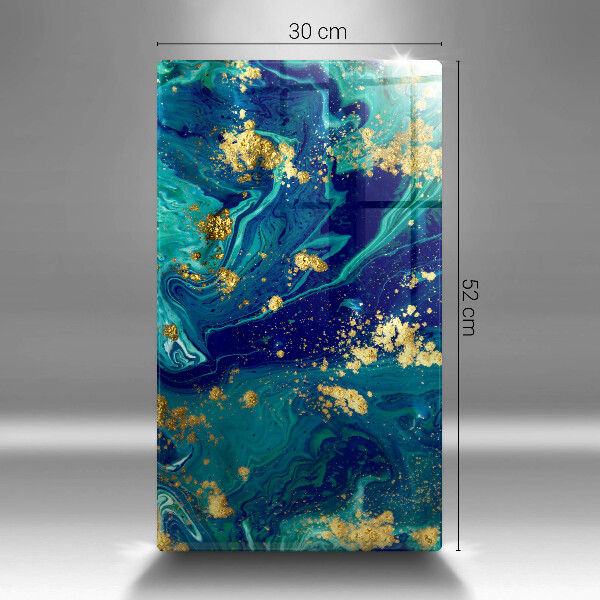 Tűzhely fedőlap Absztrakció arannyal