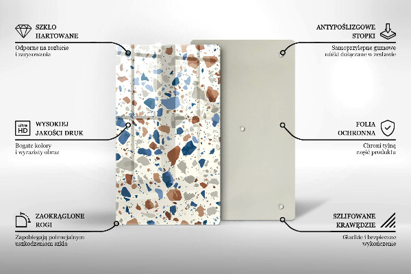 Tűzhely fedőlap Dekoratív kőedény