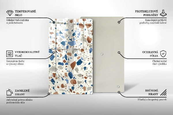 Tűzhely fedőlap Dekoratív kőedény