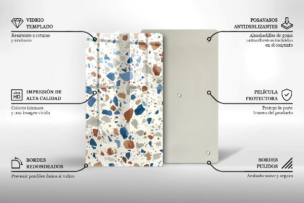 Tűzhely fedőlap Dekoratív kőedény