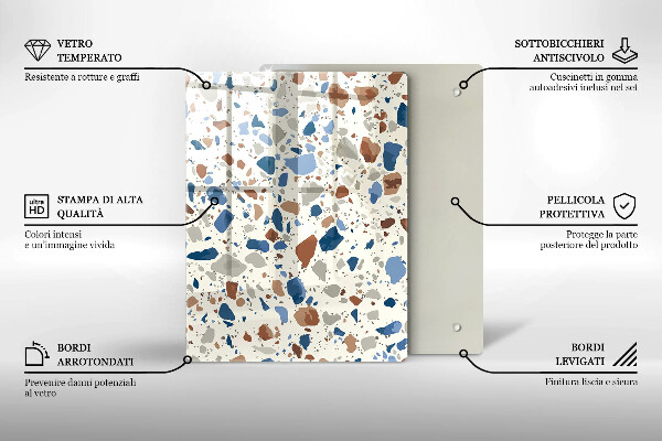 Tűzhely fedőlap Dekoratív kőedény