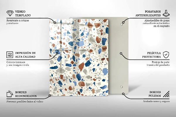 Tűzhely fedőlap Dekoratív kőedény