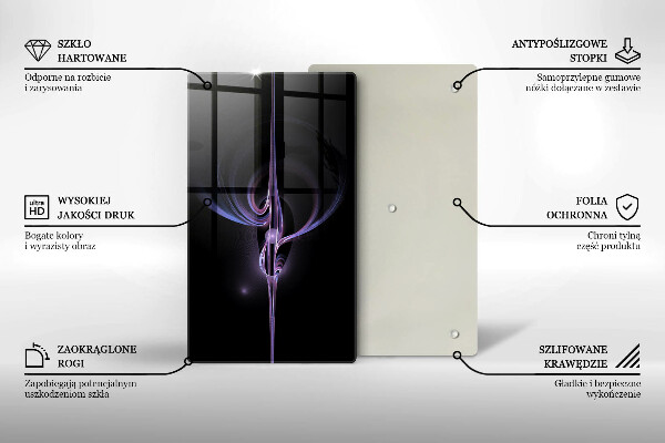 Tűzhely fedőlap Modern absztrakció