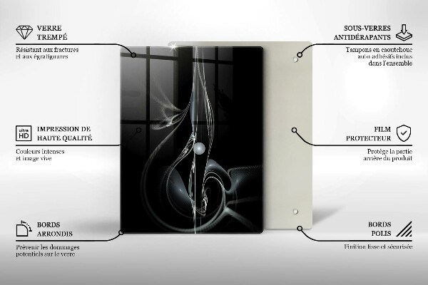 Tűzhely fedőlap Modern absztrakció
