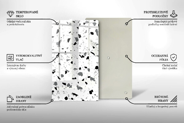 Tűzhely fedőlap Dekoratív kőedény