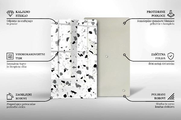 Tűzhely fedőlap Dekoratív kőedény