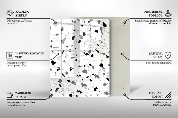 Tűzhely fedőlap Dekoratív kőedény