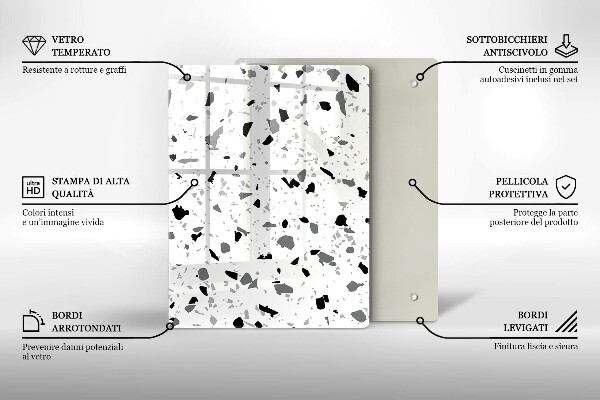 Tűzhely fedőlap Dekoratív kőedény