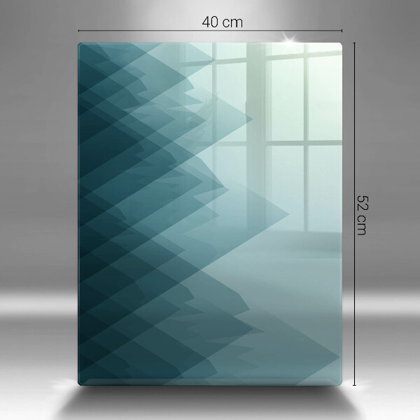 Tűzhely fedőlap Absztrakt hegyek