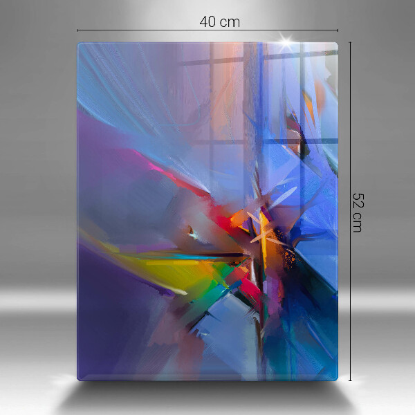 Tűzhely fedőlap Festett absztrakció