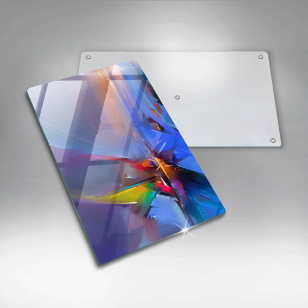 Tűzhely fedőlap Festett absztrakció