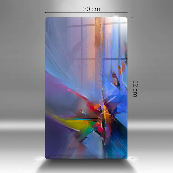 Tűzhely fedőlap Festett absztrakció