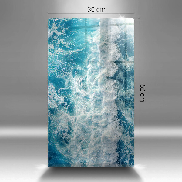 Tűzhely fedőlap Tenger víz hullámai