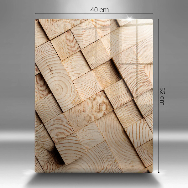 Tűzhely fedőlap Fa négyzetek