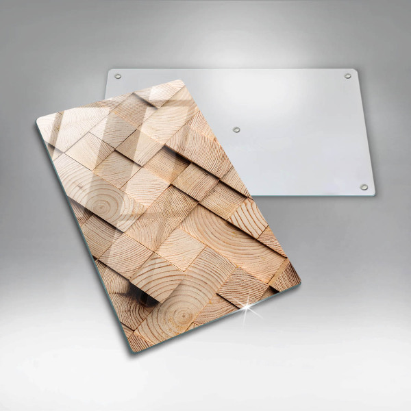 Tűzhely fedőlap Fa négyzetek