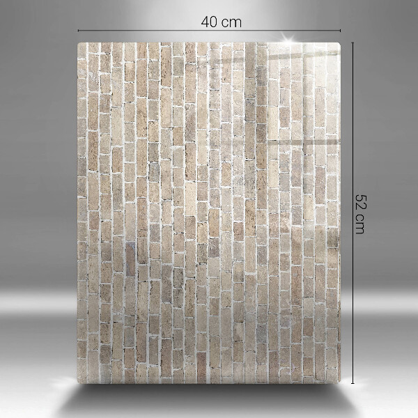 Tűzhely fedőlap Világos téglafal