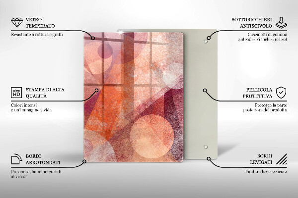 Tűzhely fedőlap Absztrakt muveszet