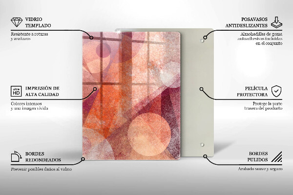 Tűzhely fedőlap Absztrakt muveszet