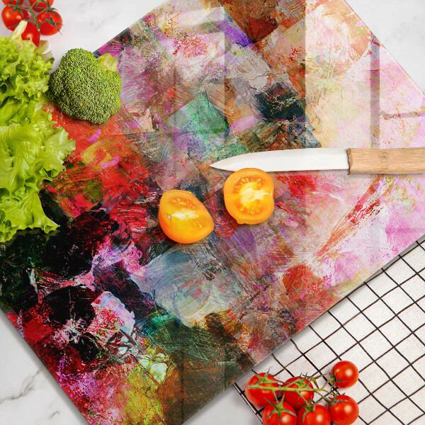 Tűzhely fedőlap Festék absztrakció