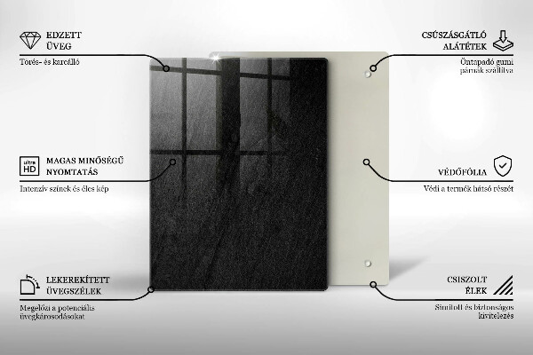 Tűzhely fedőlap rock textúra