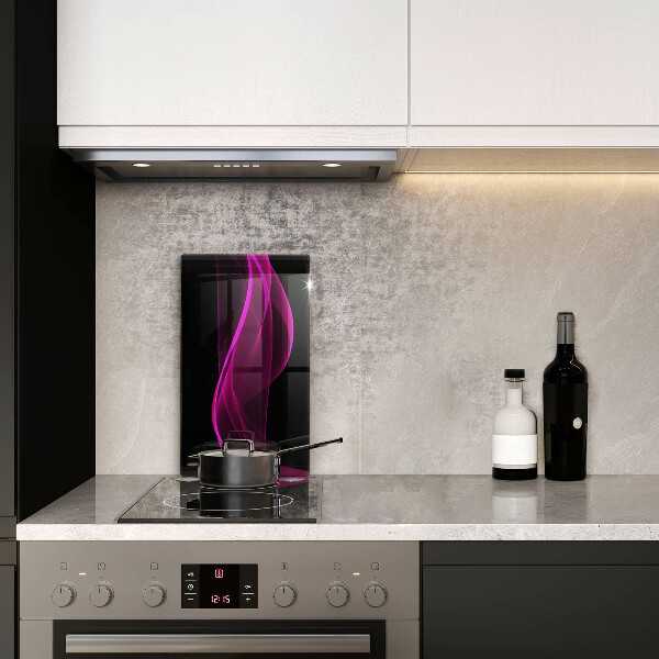 Tűzhely fedőlap Rózsaszín absztrakció