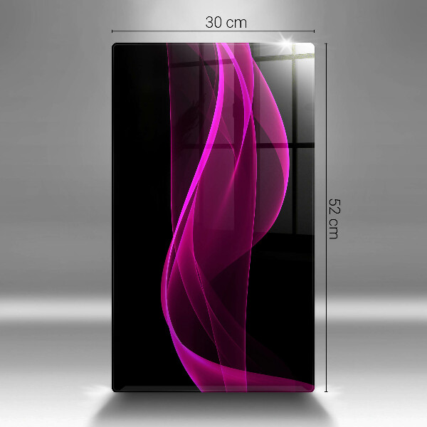 Tűzhely fedőlap Rózsaszín absztrakció