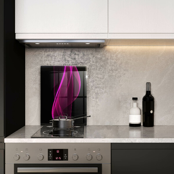 Tűzhely fedőlap Rózsaszín absztrakció