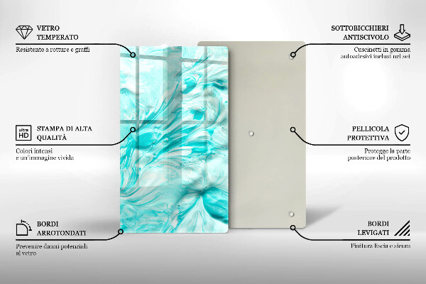 Tűzhely fedőlap Absztrakciós festékek
