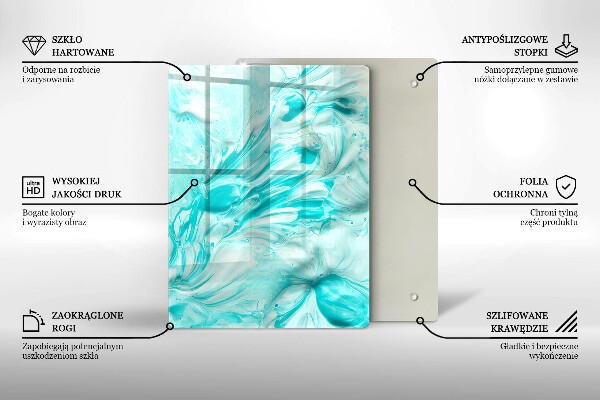 Tűzhely fedőlap Absztrakciós festékek