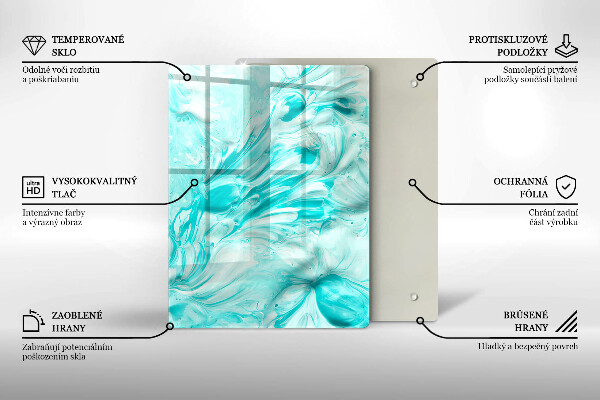 Tűzhely fedőlap Absztrakciós festékek