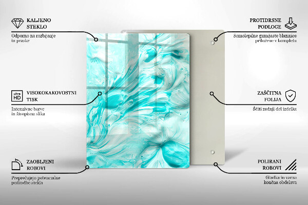Tűzhely fedőlap Absztrakciós festékek