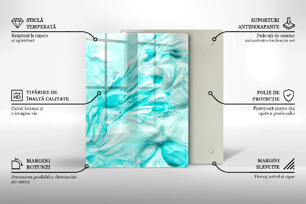 Tűzhely fedőlap Absztrakciós festékek